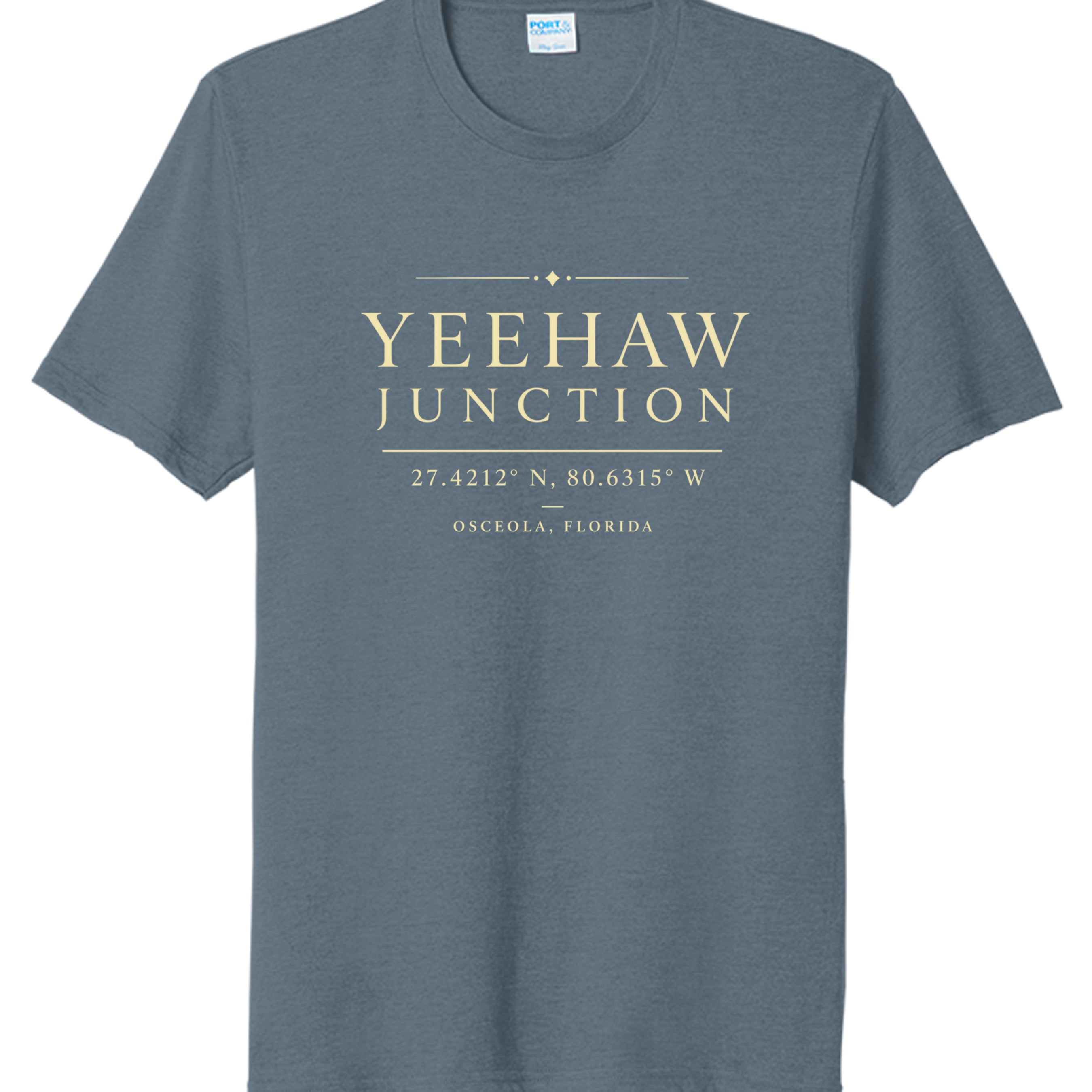 Steel Blue Heather - PC330 - FRONT